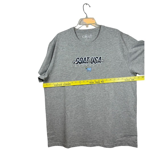 GOAT USA Baseball Gray T-Shirt & Navy Blue Bucket Hat, Size XL - Picture 5 of 13